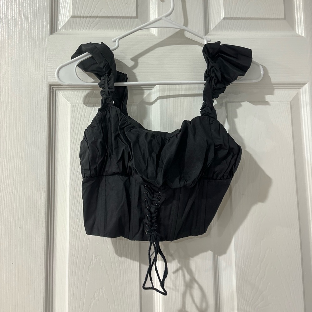 Princess Polly black blouse top